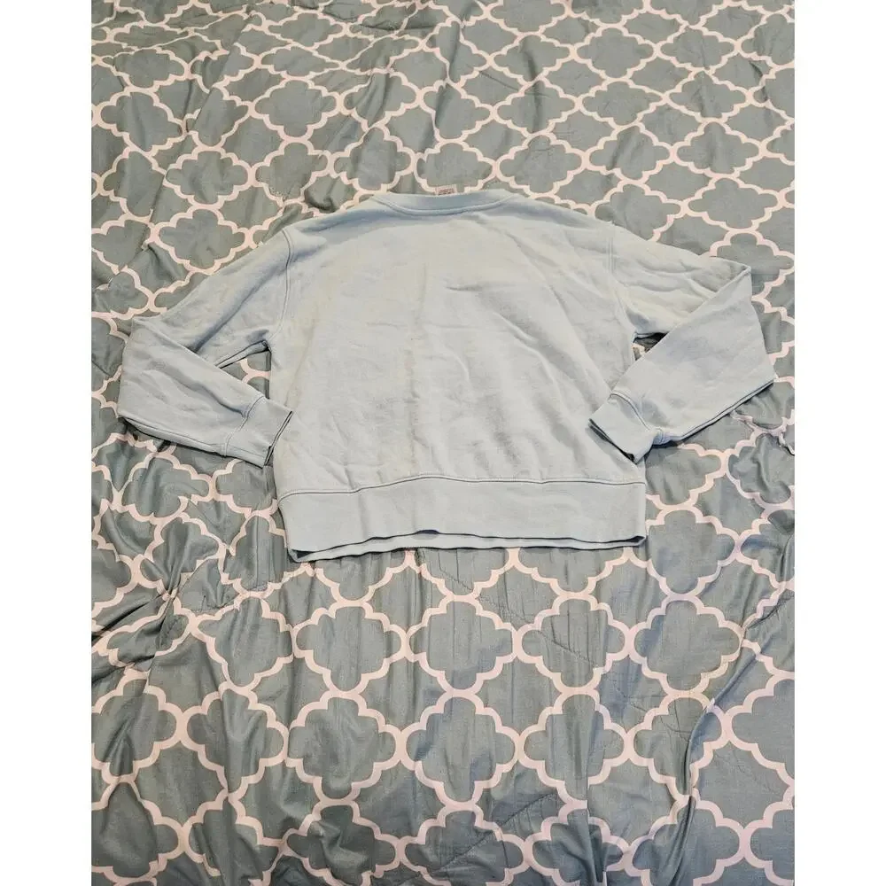 Athletic Works Kids Sweatshirt Light Blue Size Large 10-12 Boys Girls Crewneck